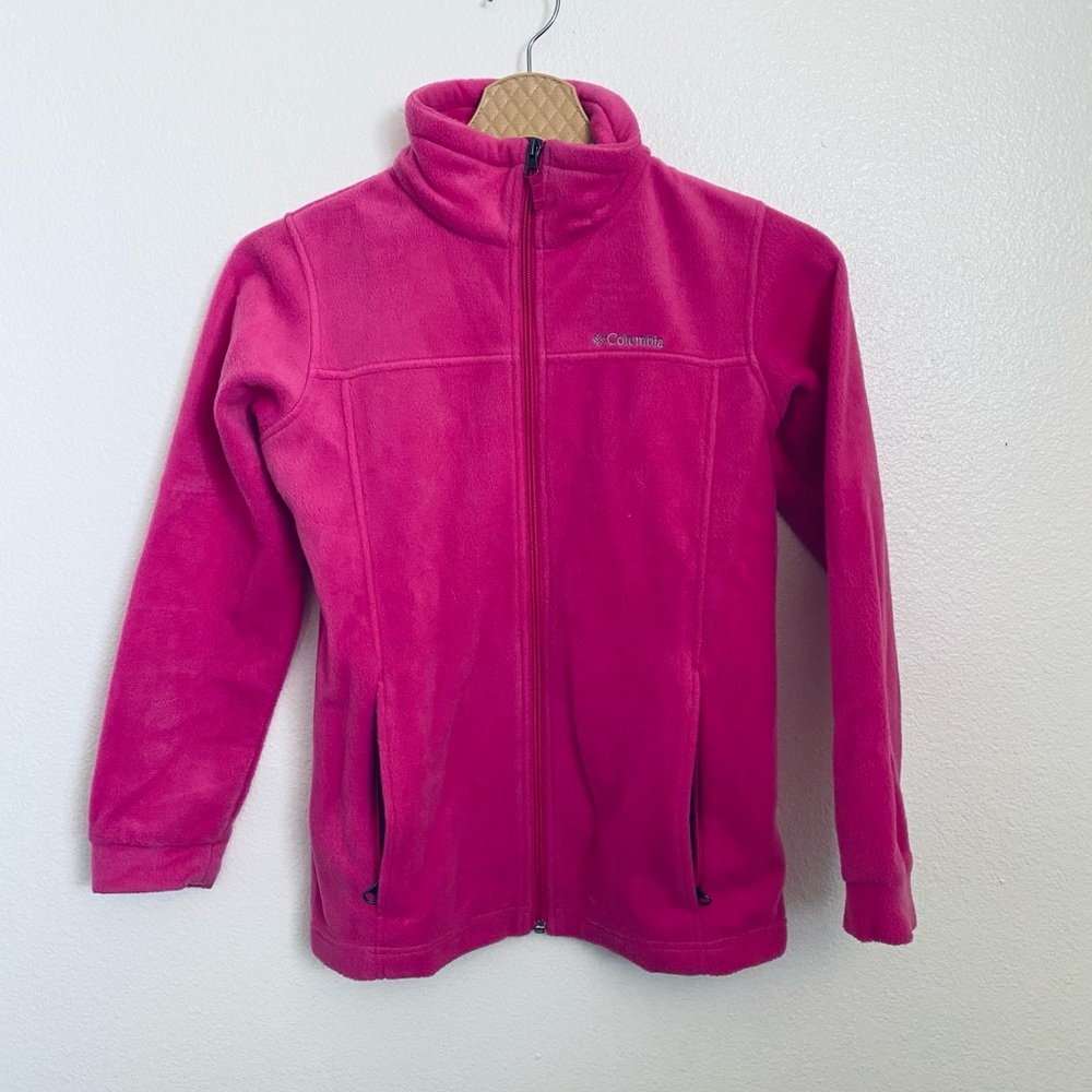Columbia Kids' Bright Pink Fleece Jacket